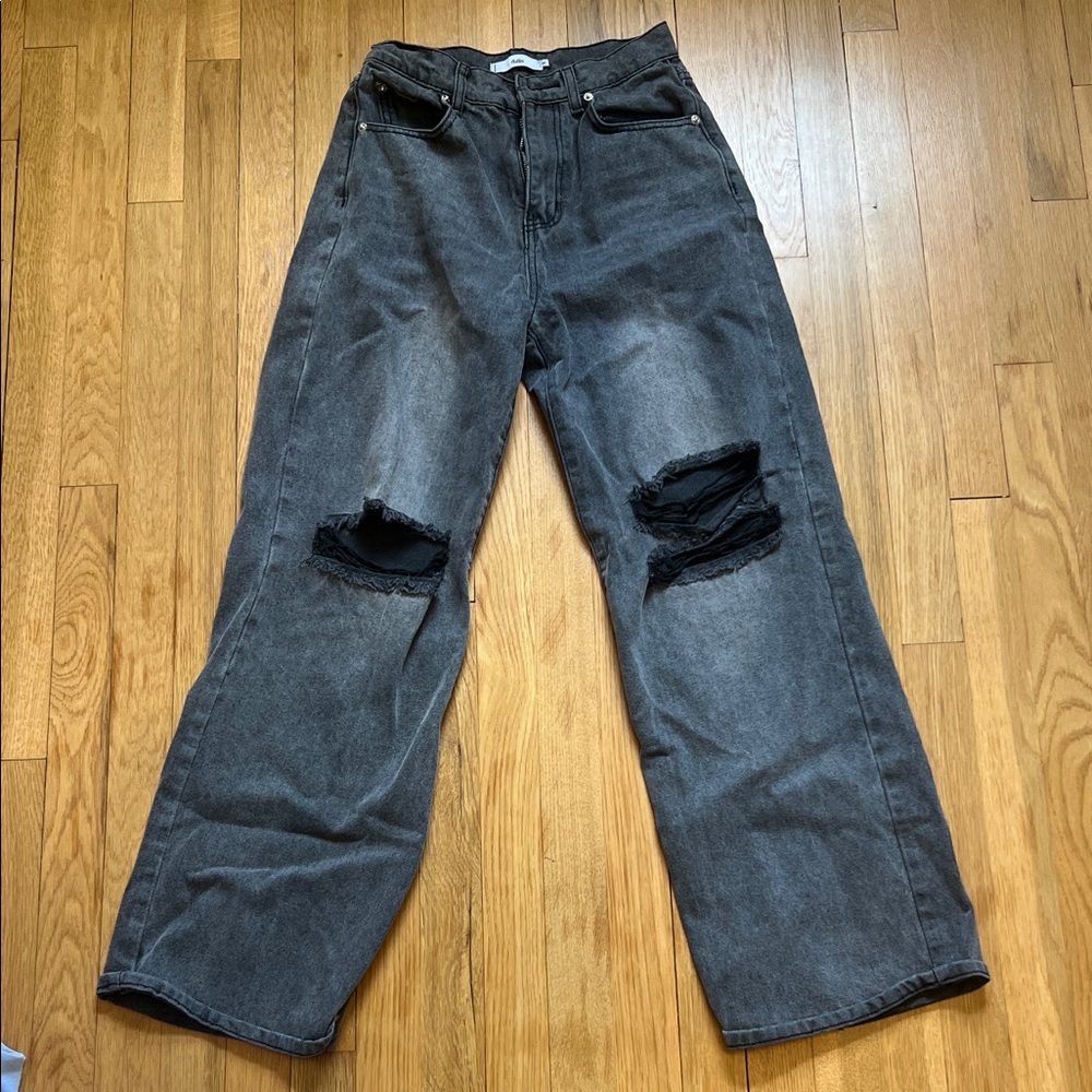 Adika Charcoal Denim Jeans